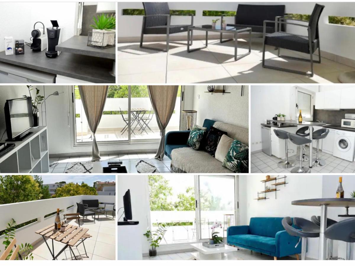 Appartement Terrasse Panoramique Hopitaux Et Facultes Montpellier Zewnętrze zdjęcie
